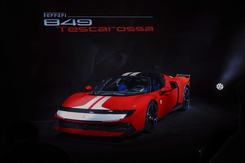 Ferrari unveils its most powerful production model, the 849 Testarossa in South Korea