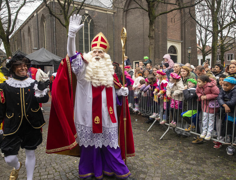 Sinterklaas arrival in Vlaardingen, The Netherlands