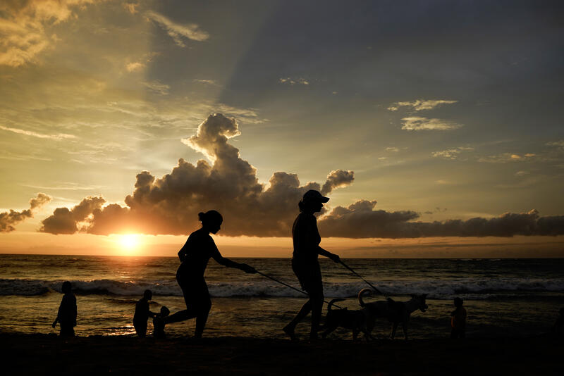 Sunset in Colombo, Sri Lanka