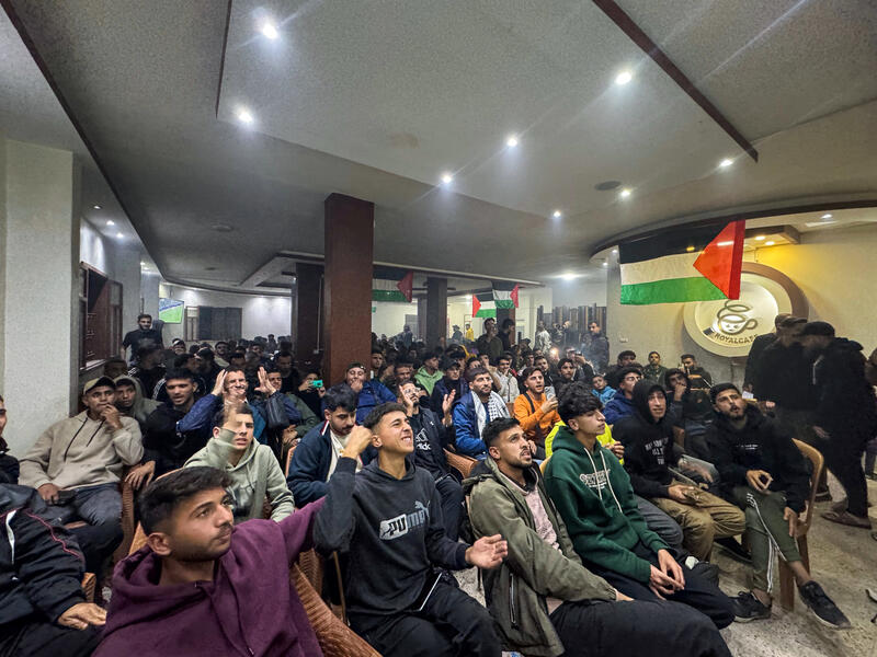 Arab Cup football tournament in Gaza