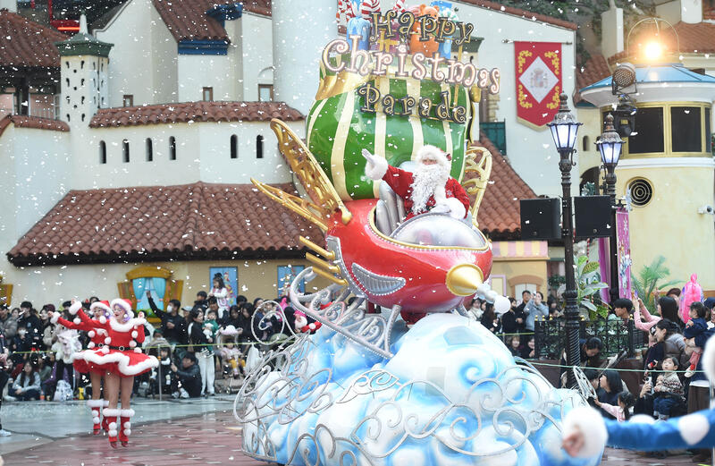 Christmas parade in South Korea