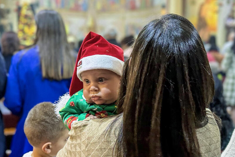 Christmas mass in Gaza City