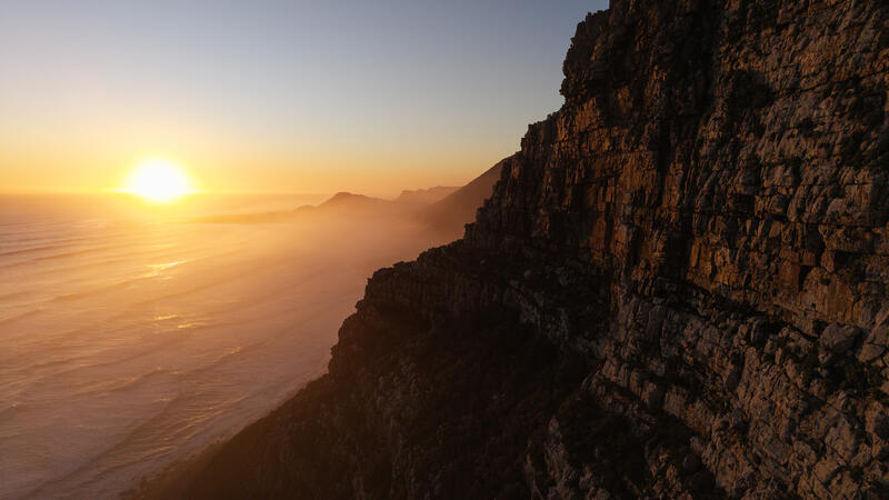 Sunset in Cape Town, South Africa