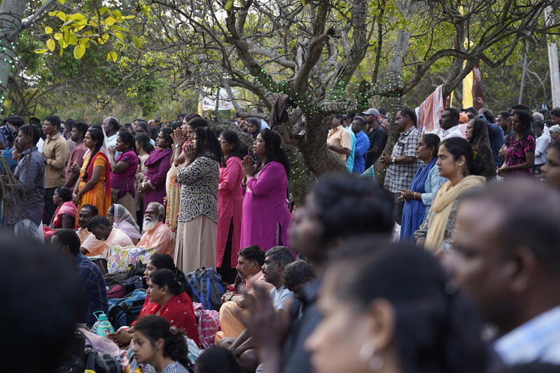 Annual pilgrimage for the feast of St. Anthony's Church on Kachchativu, Northen Sri Lanka