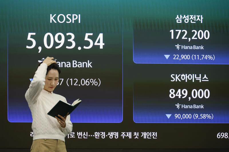 South Korea's KOSPI plummets over 12% amid Middle East conflict