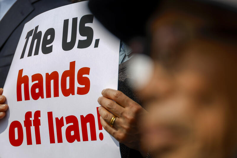 Anti war protest in Seoul, South Korea