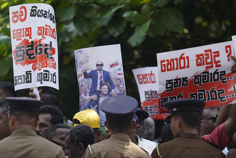 Energy protest in Sri Lanka
