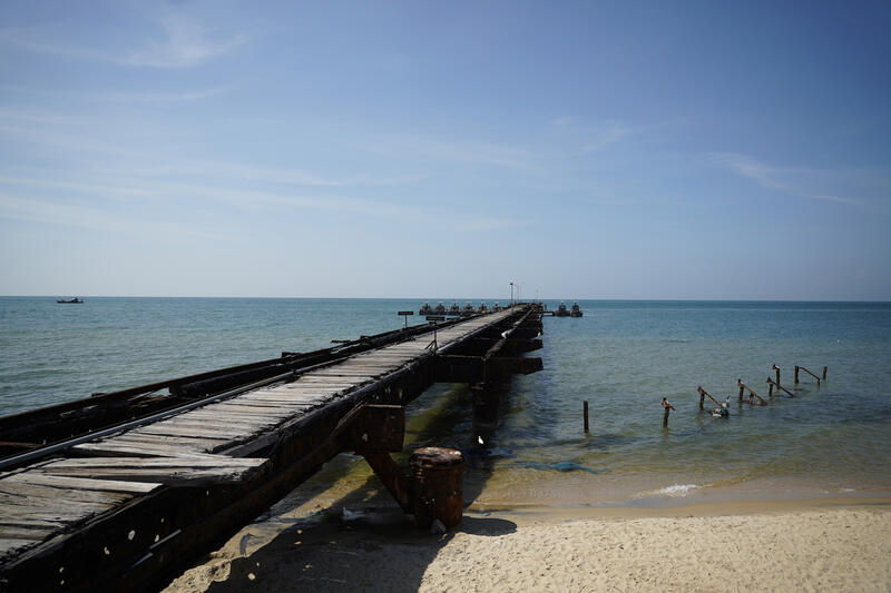 Thalaimammar Pier and Ferry Northern Province, Sri Lanka
