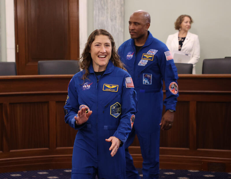 Artemis II Crew meets with members of the Senate Commerce, Science and Transportation Committee in Washington DC, USA.