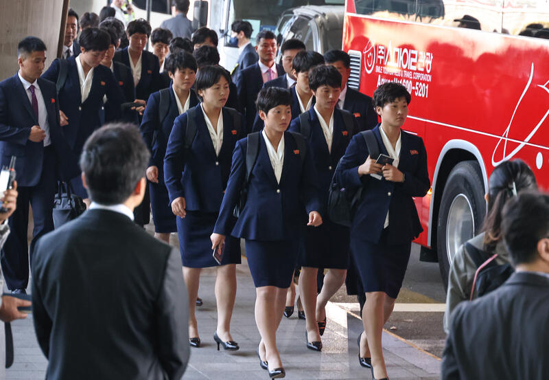 North Korea’s Naegohyang Women’s FC Arrives in South Korea for AWCL Semifinals