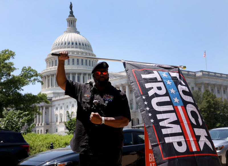 Military veteran group hosts anti-war rally in Washington, DC