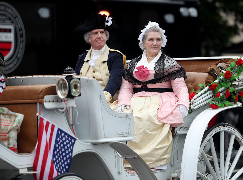 National Memorial Day Parade in Washington DC, USA.