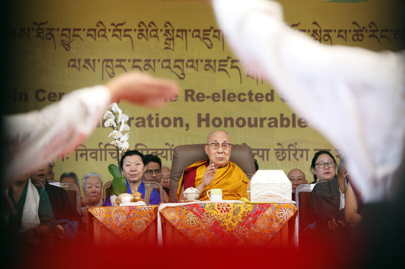 Oath ceremony of Tibetan Parliament-in-Exile at Dharamshala, India