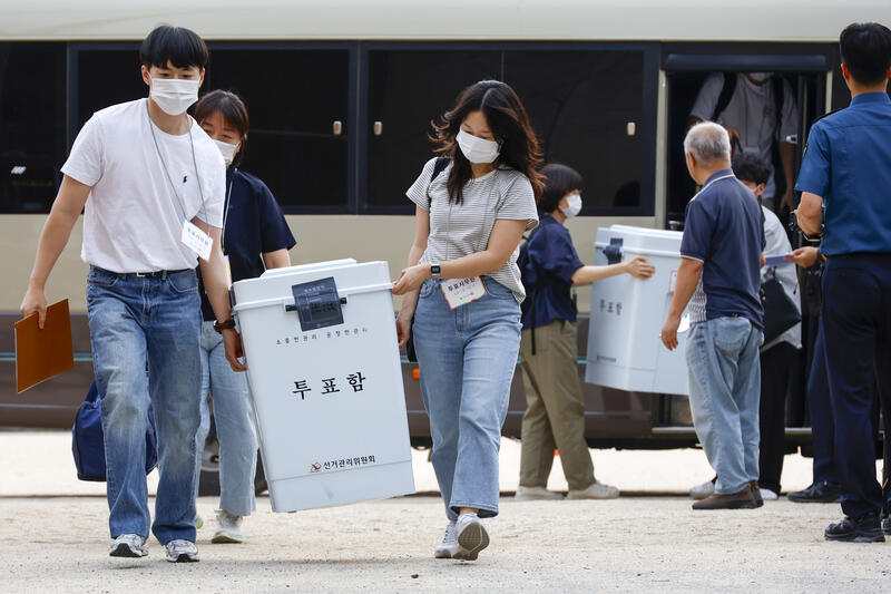 nationwide local election vote count begins in South Korea
