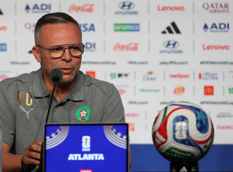 Football - FIFA World Cup 2026 - Morocco Press Conference - Atlanta, USA.