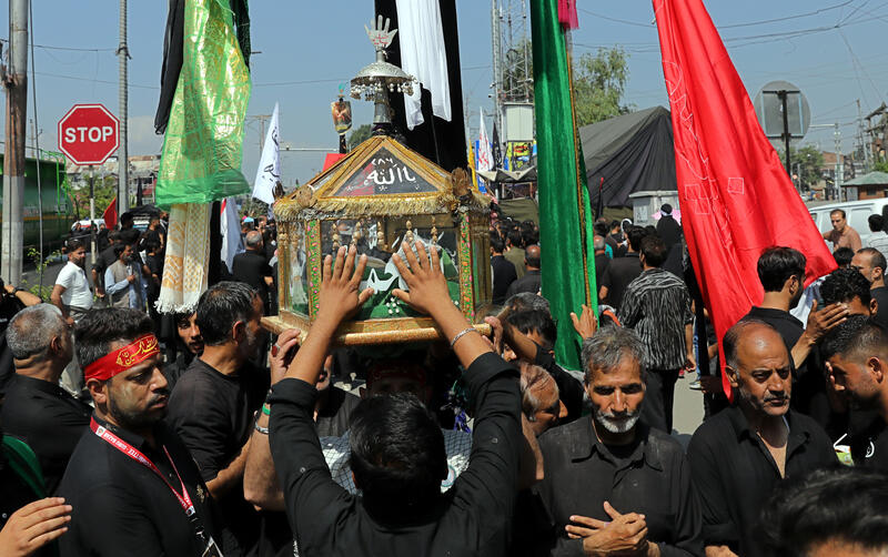 Muharram procession in Srinagar, India
