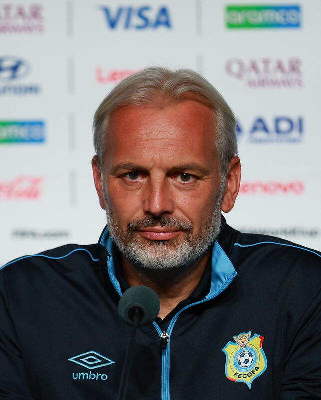 Football - FIFA World Cup 2026 - DR Congo Press Conference, Atlanta, USA.