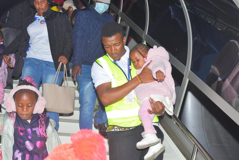 Repatriated Ugandans return from South Africa 