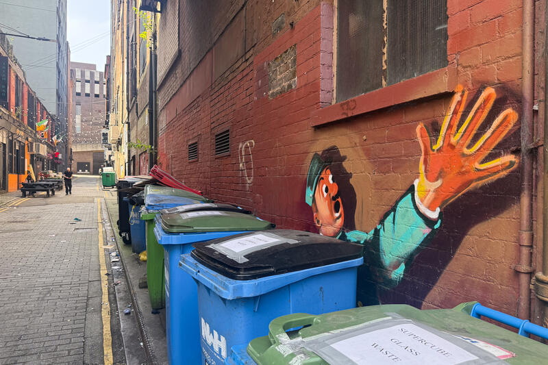 Wall art in Glasgow, United Kingdom