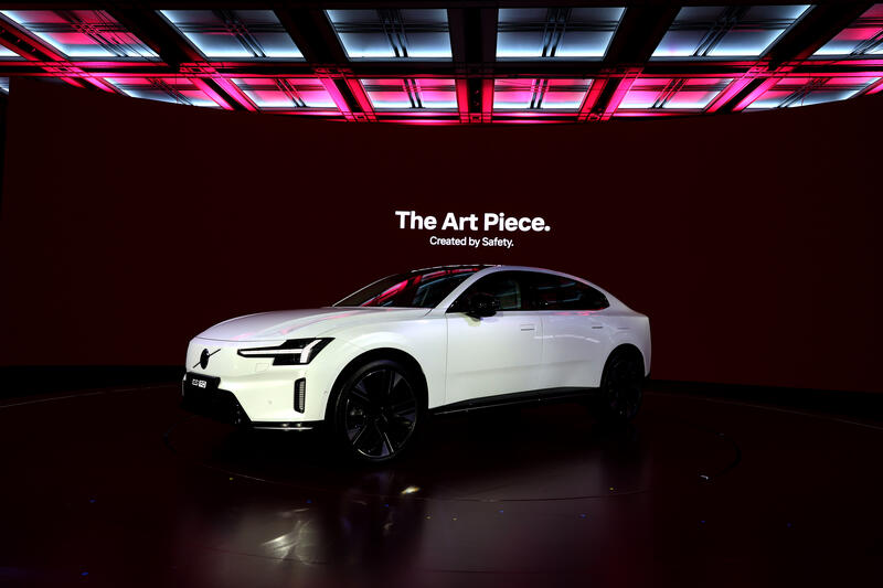 Volvo unveils electric flagship sedan ES90 at Seoul launch event, South Korea