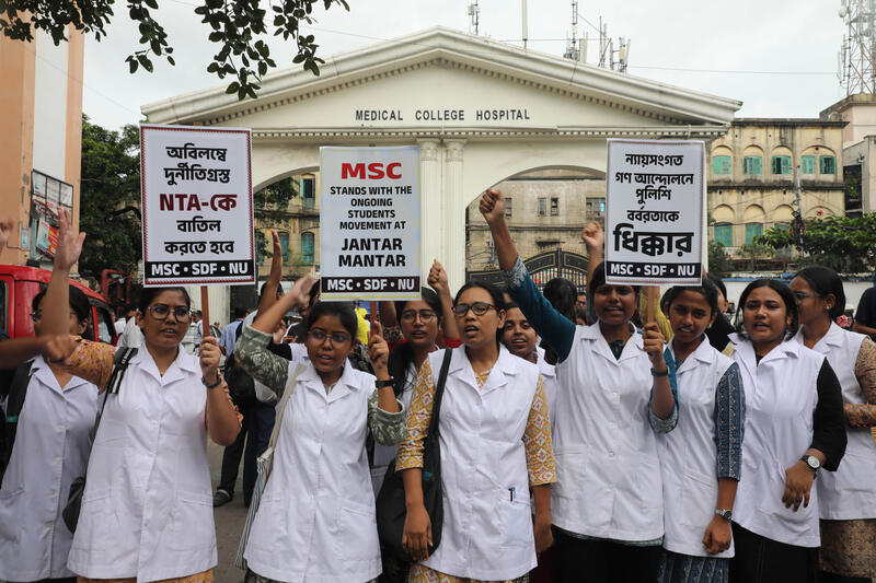 Doctors march In Kolkata, India