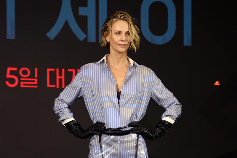 Nolan, Damon, Theron, Thomas attend press conference for "The Odyssey" in Seoul