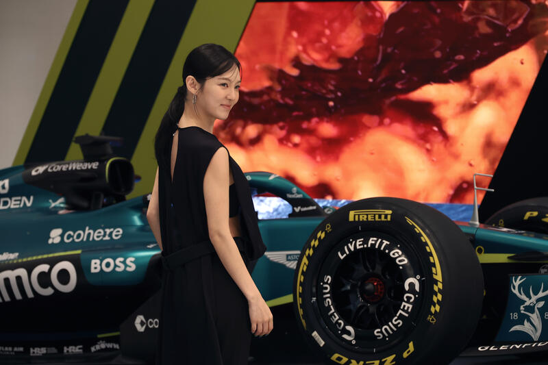 Glenfiddich x Aston Martin F1 pop-up store photocall in Seoul