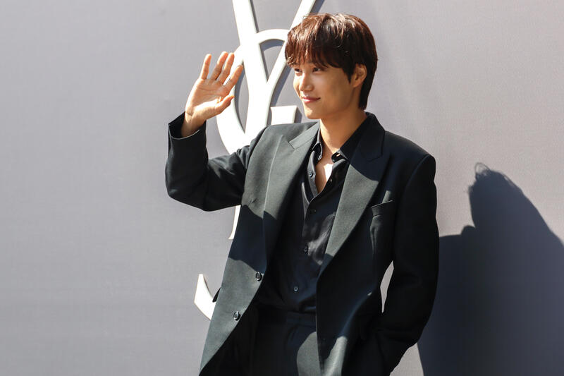 South Korean stars attend opening of YSL Beauty store in Seoul