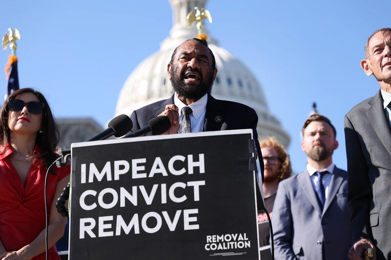 Democrat Al Green calls for US President Trump's impeachment