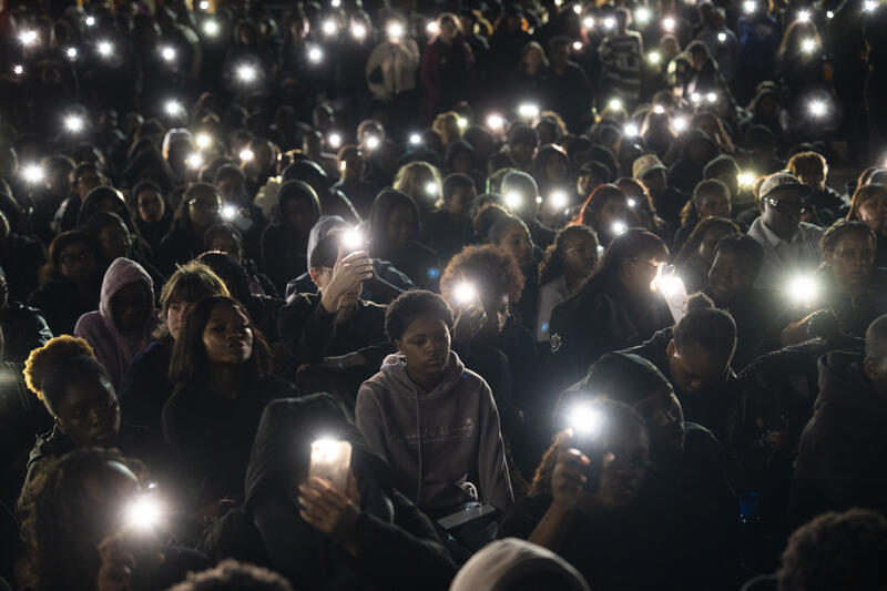 Anti-Gender Based Violence candlelight vigil, South Africa