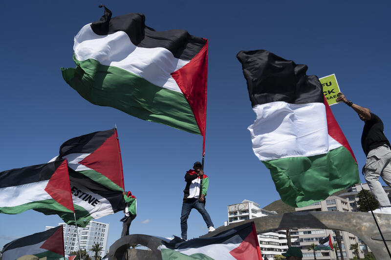 Palestine solidarity march in Cape Town