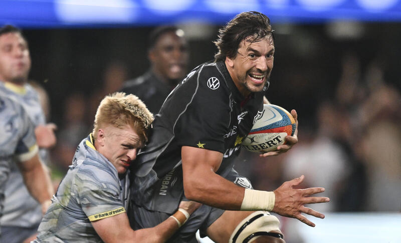 United Rugby Championship (URC) rugby match between the Sharks and Leinster in Durban, South Africa
