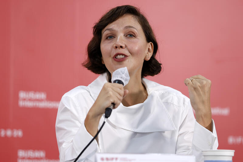 31st biff special screenings flesh impact maggie gyllenhaal press conf in South Korea