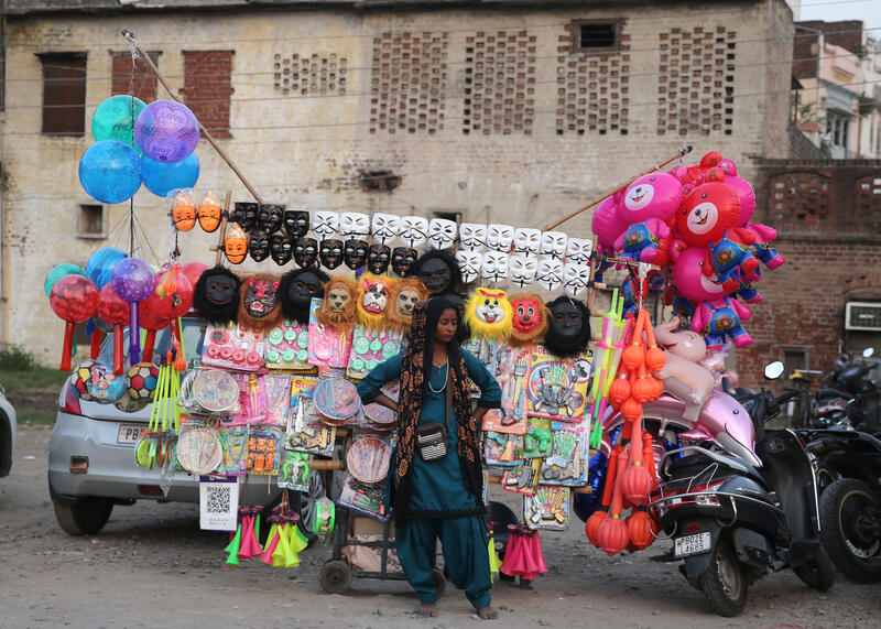 Langur Mela festival in Amritsar, India