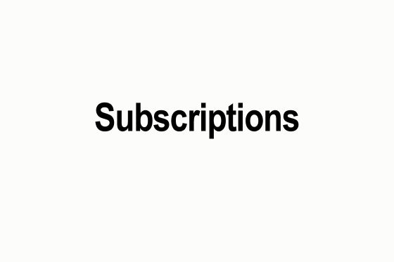 subscriptions